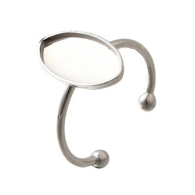 304 Stainless Steel Open Cuff Ring Components