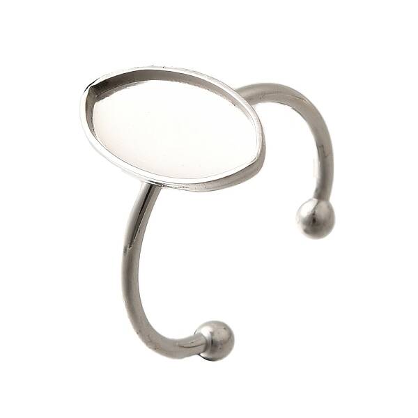 304 Stainless Steel Open Cuff Ring Components