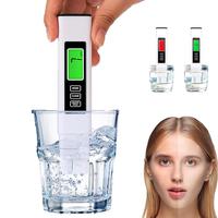 4 in 1 Change Color Water Quality Tester, Battery Powered Water Quality Tester, Accurate and Reliable TDS EC & Temp(°C,°F) ...