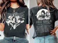 The Hex Girls Rock Band Music Tee, The Hex Girls Music Concert 2024 Shirt, Unisex Short Sleeve Tee Shirt Top Womenswear