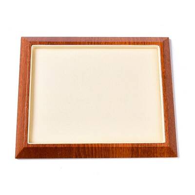 Rectangle Wood Pesentation Jewelry Bracelets Display Tray