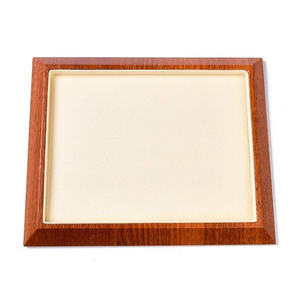 Rectangle Wood Pesentation Jewelry Bracelets Display Tray