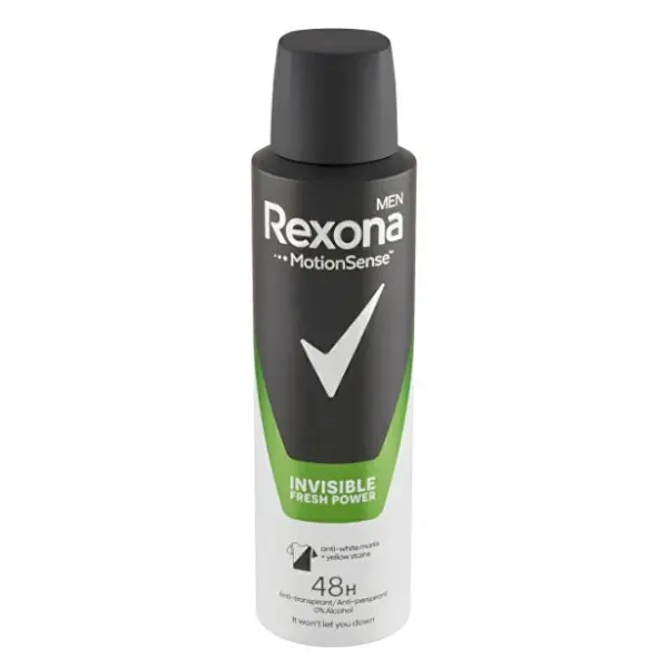 Rexona Spray Antitraspirante Per Uomo Invisible Fresh Power 150 Ml