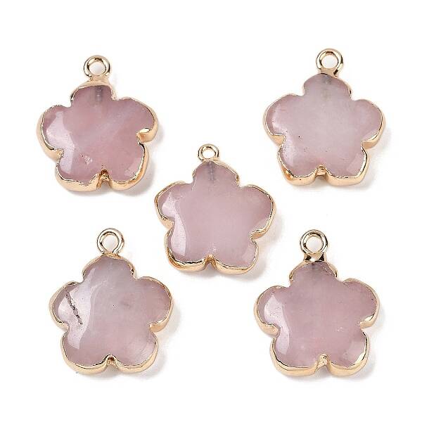 Natural Rose Quartz Pendants