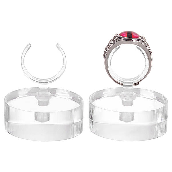 Transparent Acrylic Ring Display Rack