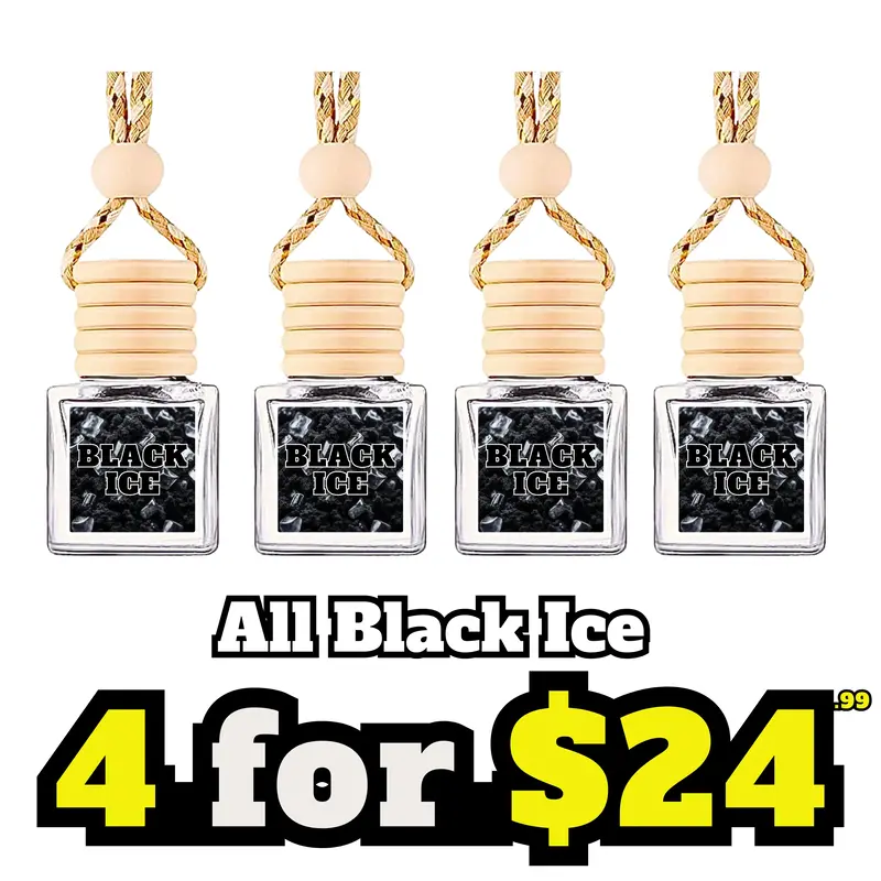 4 Pack, Hanging Car oil Diffusers, Air Fresheners
