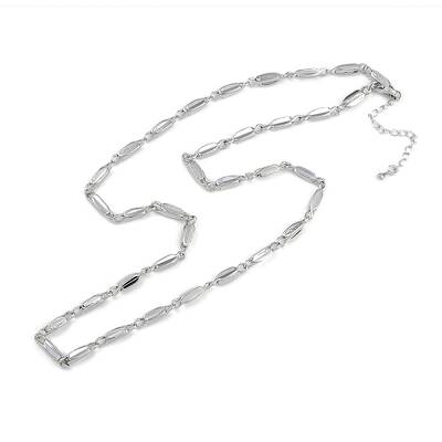 Rack Plating Brass Oval Link Chain Necklaces for Women