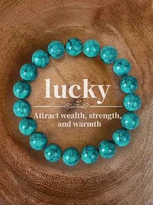 Natural Turquoise Beaded Bracelet, Fashionable Jewelry for Women & Men, Trendy All-match & Exquisite Jewelry for Birthday Gif...