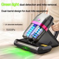 Bed Vacuum Cleaner with UV-C Light, Ultrasound & 14KPa Suction | 36,000 RPM Tapping | Ideal for Bedding, Sofa & Pet Hair Remo...