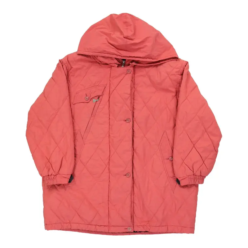 Vintage Betty Barclay Ski Jacket - 2XL Orange Nylon