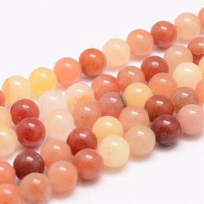 Natural Topaz Jade Bead Strands