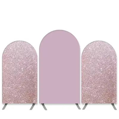 Aperturee Glitter Theme Light Pink Birthday Arch Backdrop Kit Banner | Chiara Arch Backdrop Diy | Diy Chiara Backdrop Cover |...