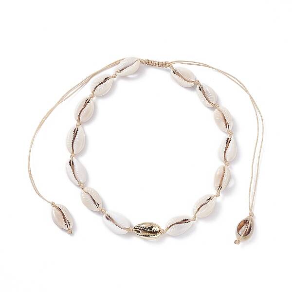 Natural Cowrie Shell Beads Beaded Necklaces