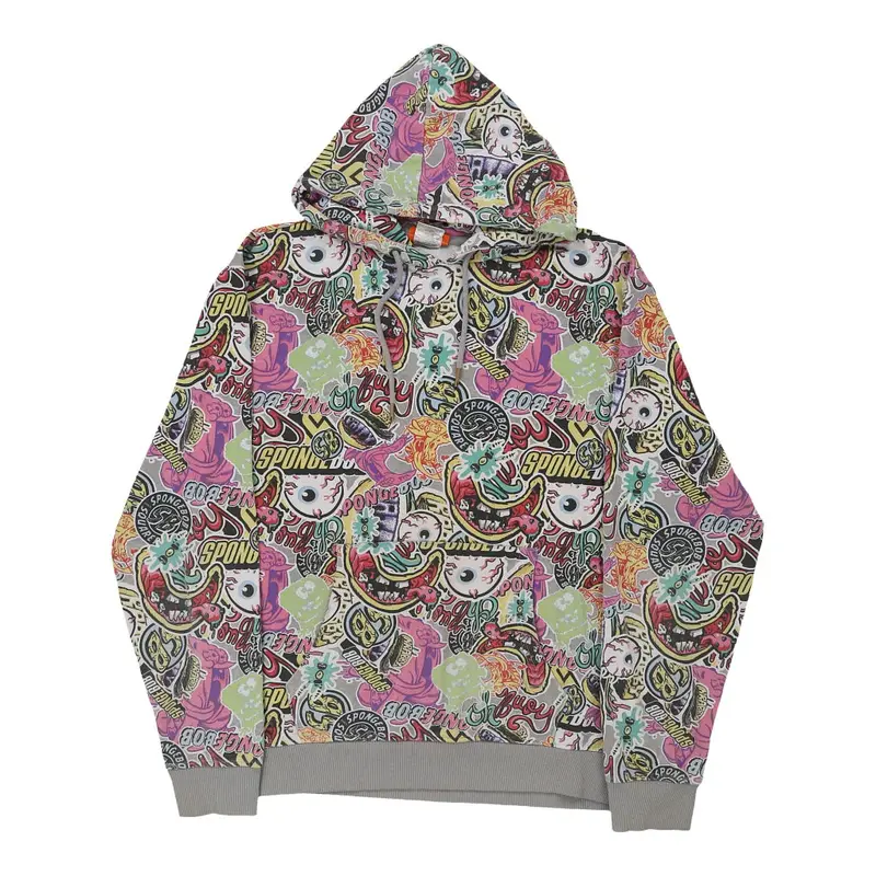 Nickelodeon Graphic Hoodie - XL Multicoloured Cotton Blend