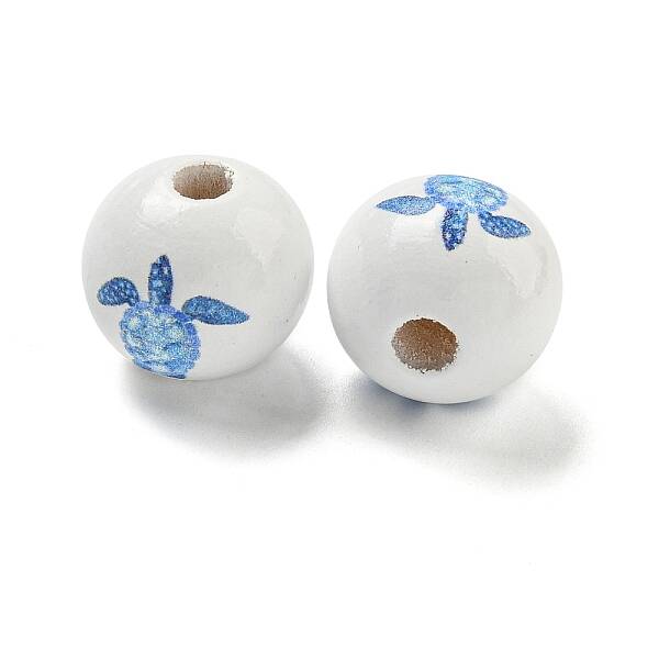 Natural Wood European Beads