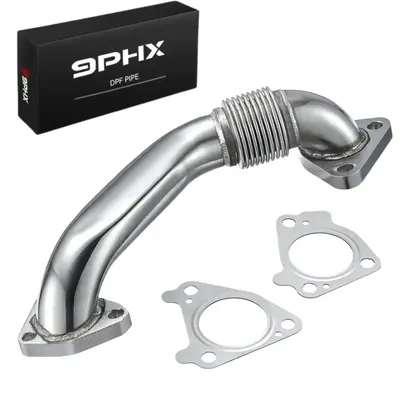 2001-2016 LLY LBZ LMM LML LB7 Duramax 6.6L Exhaust Up-Pipe(Passenger Side) for GMC Chevrolet Chevy