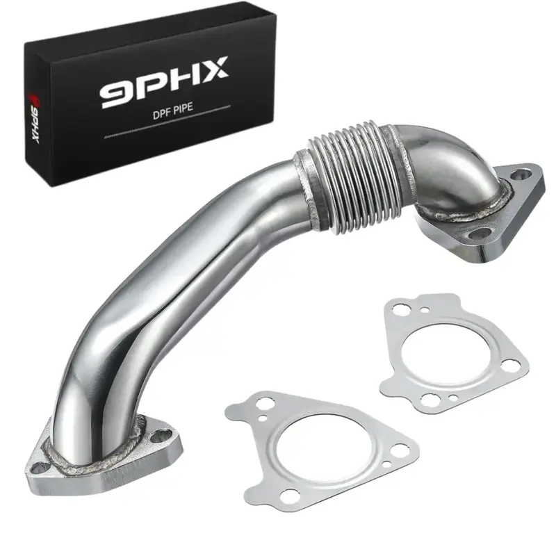 2001-2016 LLY LBZ LMM LML LB7 Duramax 6.6L Exhaust Up-Pipe(Passenger Side) for GMC Chevrolet Chevy