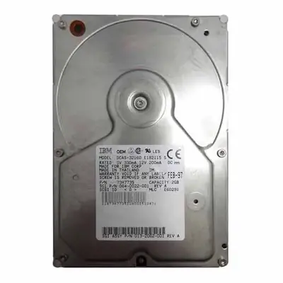 DCAS-32160 IBM 2.1GB Ultra SCSI 5400 3.5-inch 448KB Hard Drive