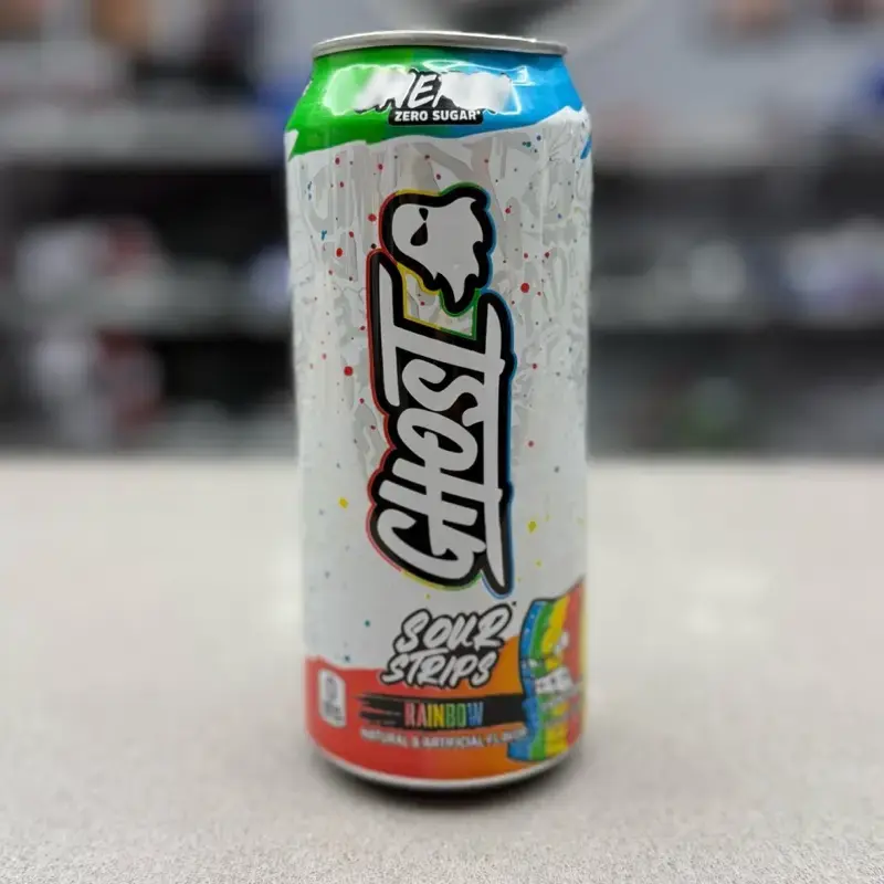 Ghost Sour Strips Energy 4pk Cans