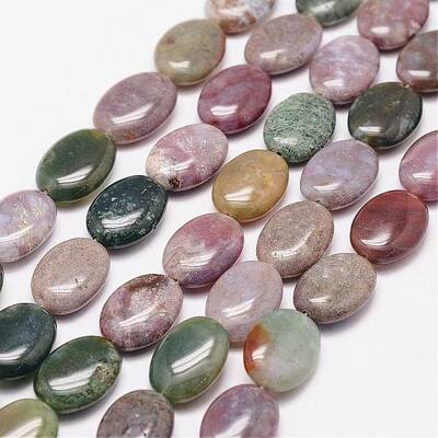 Natural Indian Agate Beads Strands