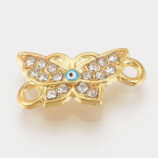 Alloy Rhinestone Links connectors