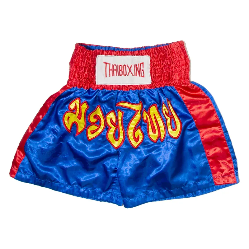 THAI BOXING Mens Sports Shorts Blue M W26