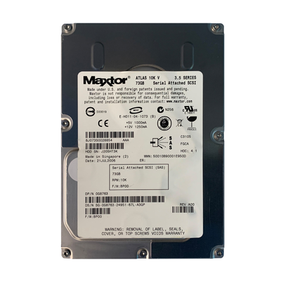 0G8763 Dell 73GB 3Gb/s SAS 10000 3.5-Inch Hard Drive