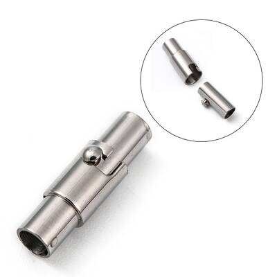 Tarnish Resistant Smooth 304 Stainless Steel Locking Tube Magnetic Clasps