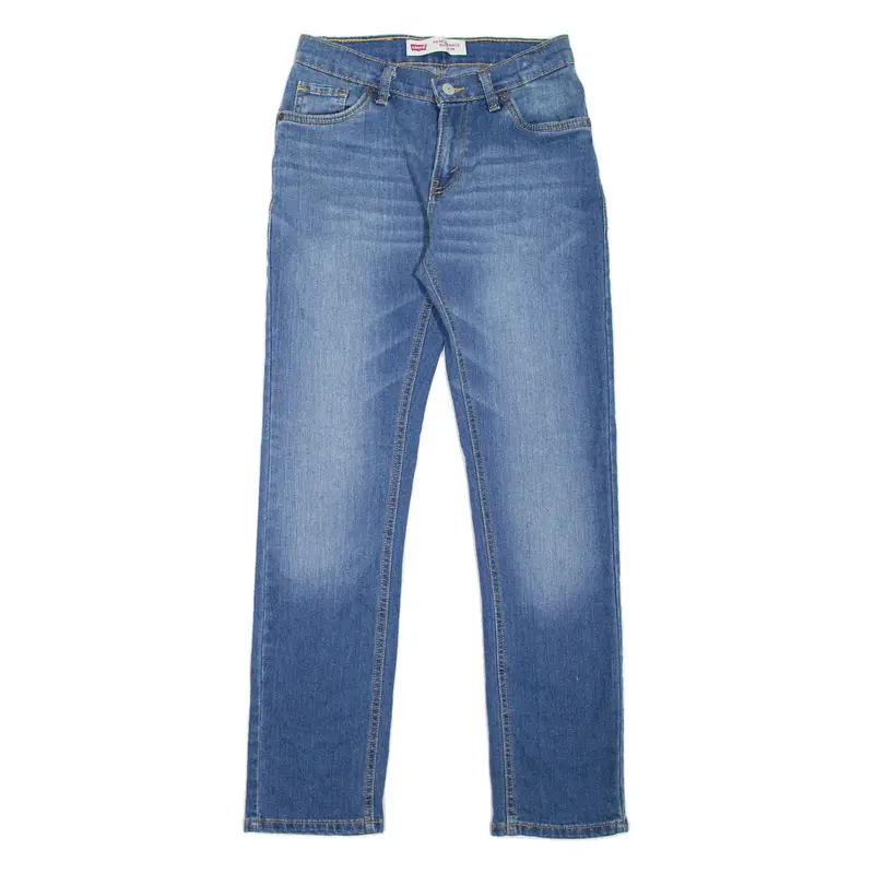 LEVI'S 511 Jeans Boys Blue Slim Straight Stone Wash W27 L29