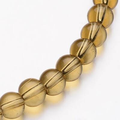 Glass Round Bead Strands