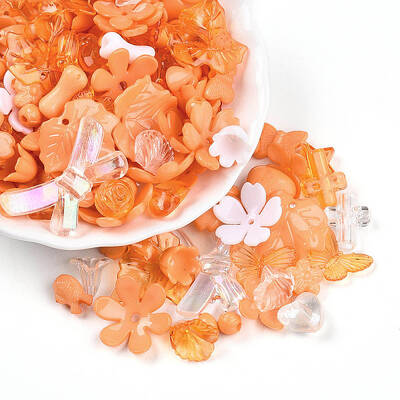 Transparent & Opaque Acrylic Beads