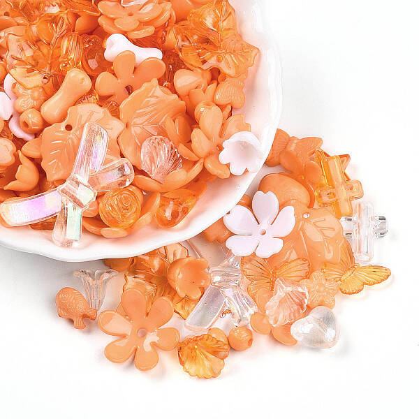 Transparent & Opaque Acrylic Beads