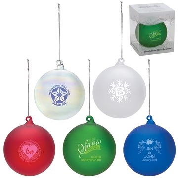 80 Custom Hand Blown Glass Ornament