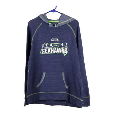 Seattle Seahawks Nfl NFL Hoodie - XL Blue Cotton