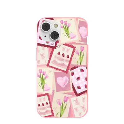 Bubblegum Pink Love Letters iPhone 14/16e Case