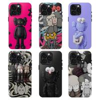 Aesthetic K@ws Color phone case, Trendy, Shockproof for Phone Cases Phone Cover Hard Case Tough 2-piece Phone Case