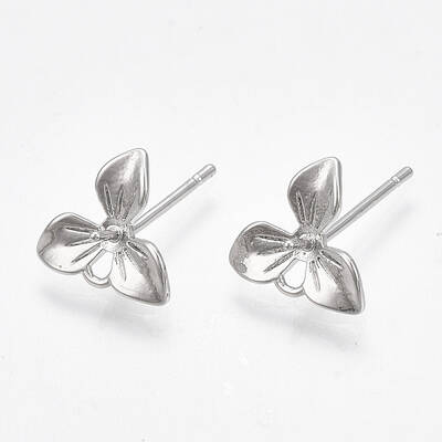 Brass Stud Earring Findings