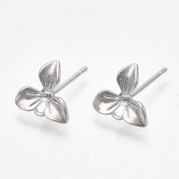 Brass Stud Earring Findings