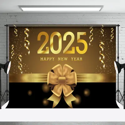 Aperturee 2025 New Year Countdown Dazzling Party Backdrop - Aperturee