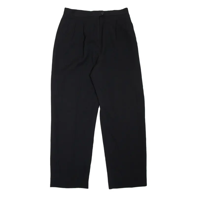 Womens Trousers Black Relaxed Tapered W28 L27
