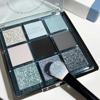 9 Color Eyeshadow Palette, Matte And Glitter Eye Shadows Palette, Long Lasting Shimmering Eye Shadow Makeup Products For All ...