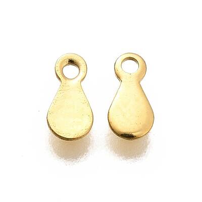 304 Stainless Steel Stamping Blank Tag Charms