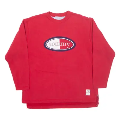 TOMMY HILFIGER Mens Sweatshirt Red M