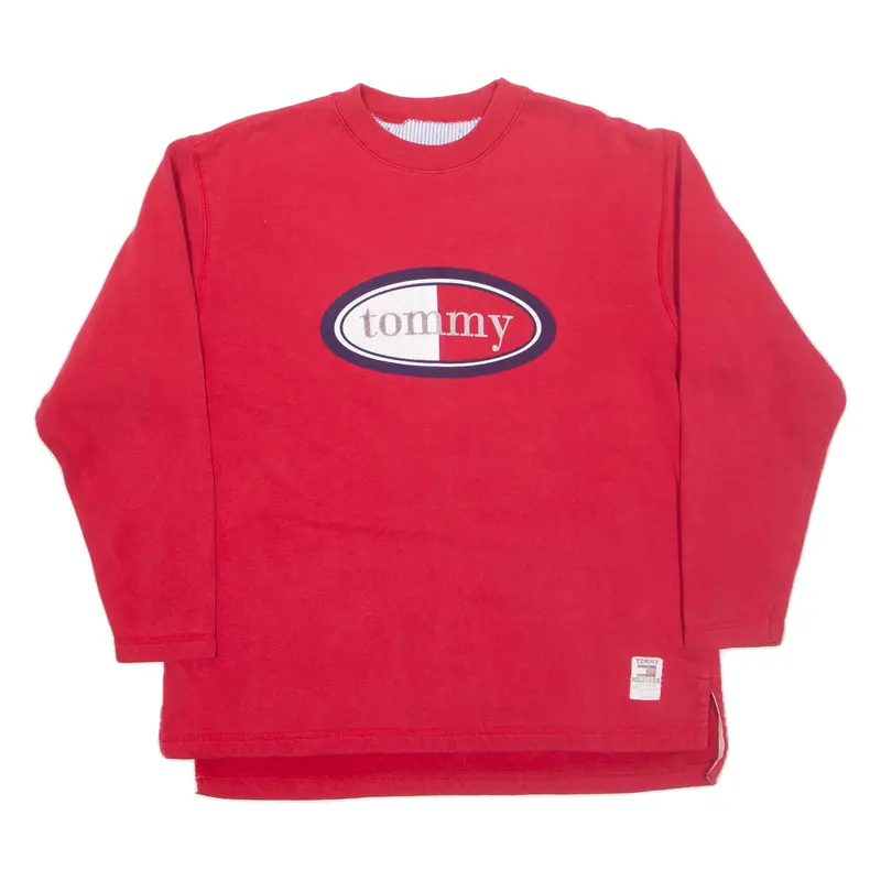 TOMMY HILFIGER Mens Sweatshirt Red M