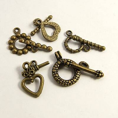 Tibetan Style Toggle Clasps