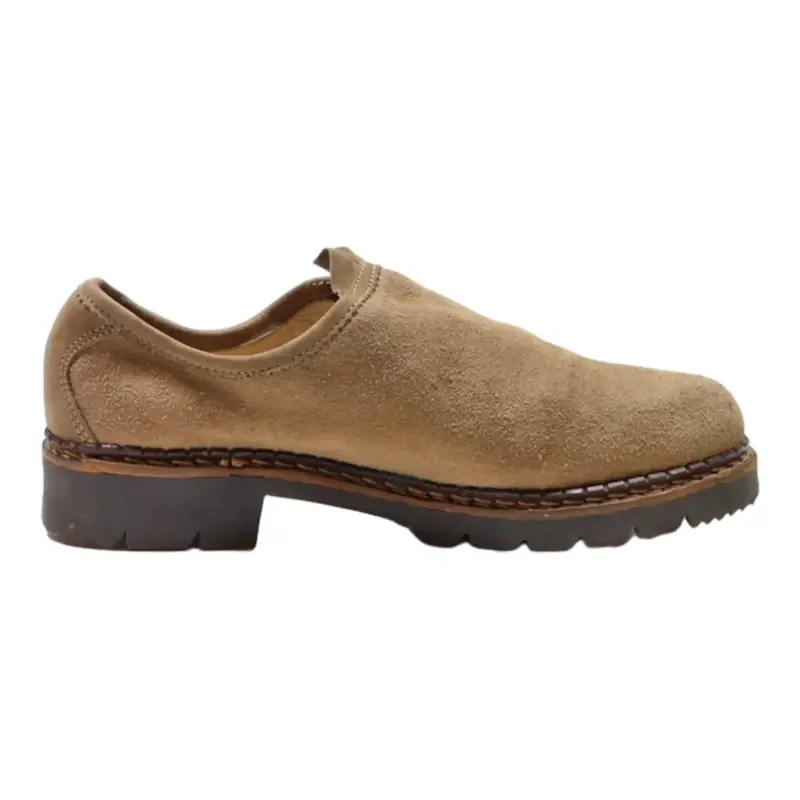 FUN&CO Clog Shoes Brown Leather Womens UK 6
