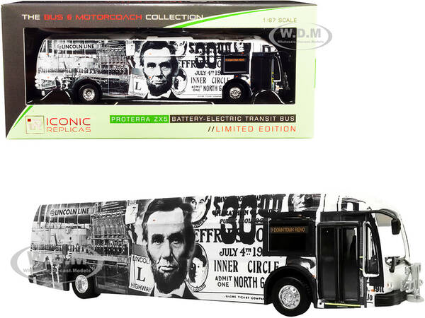 Proterra ZX5 Battery-Electric Transit Bus #9 Downtown Reno Lincoln Line (Nevada) The Bus & Motorcoach Collection 1/87 (...