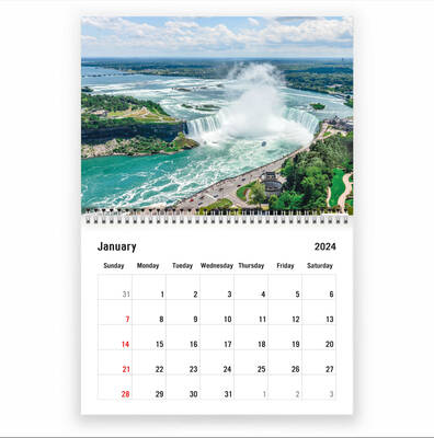 Niagara Falls 2024 Wall Calendar