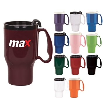 144 Promotional 16 oz Roadster Mug - Spill Resistant & USA Made