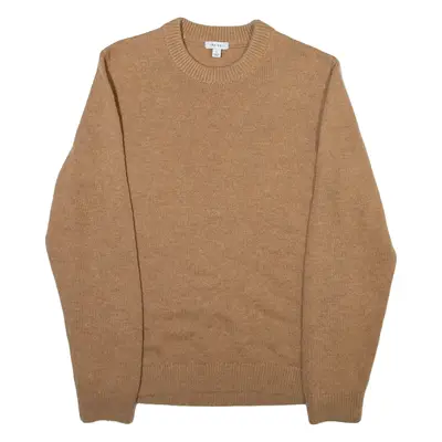 REISS Mens Jumper Brown Tight Knit L